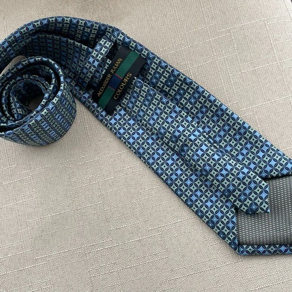 Alexander Julian Colours Men Tie 100% Polyester Necktie - Picture 6 of 8